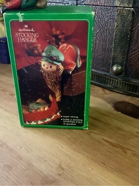 Hallmark Green and Red Elf Stocking Hanger